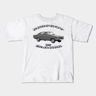 Opel Manta Black/White 'Respect The Elders' Kids T-Shirt